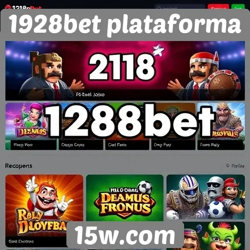 Variedade de jogos disponíveis na 1928bet